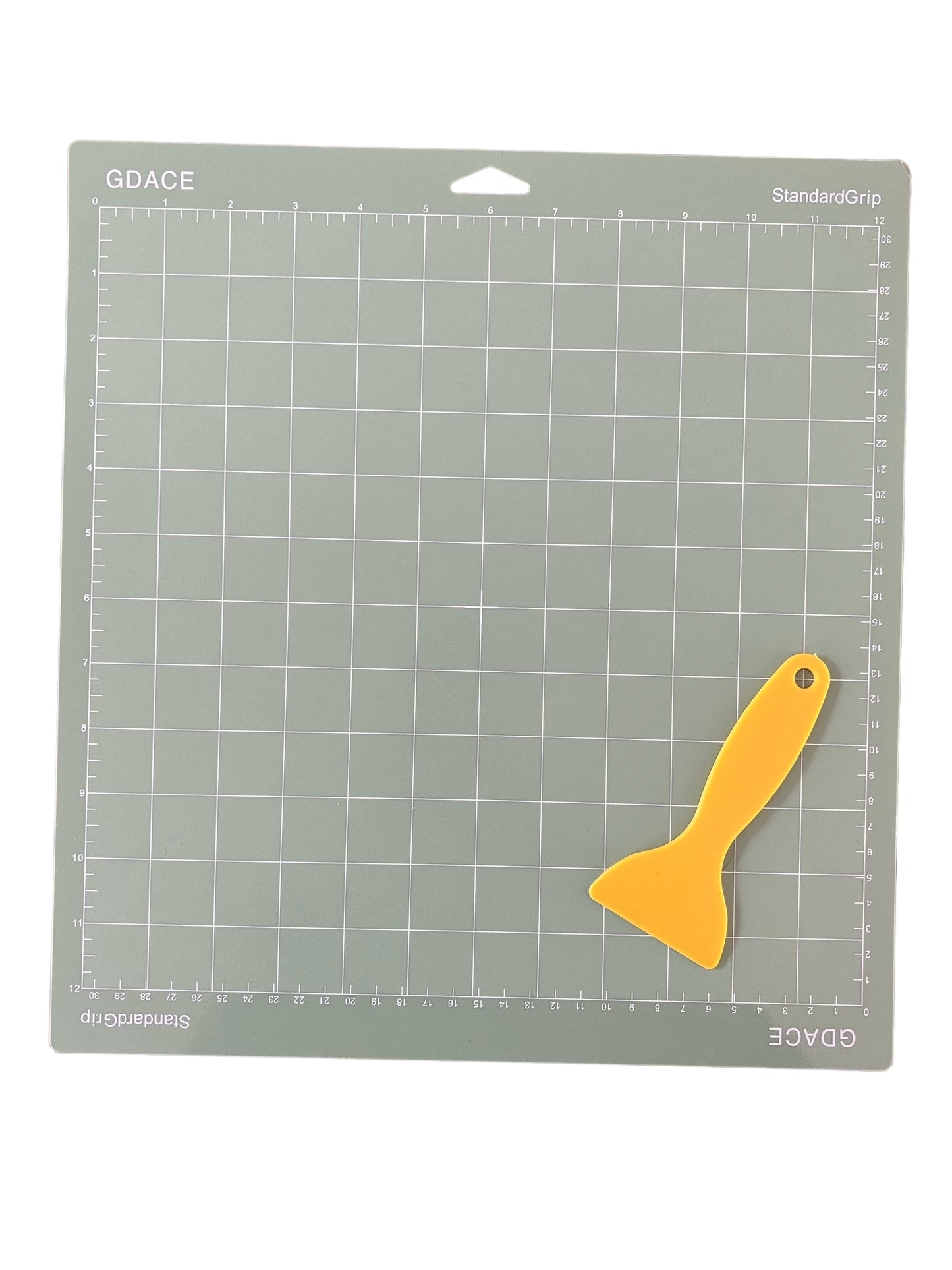 Cutting Mat for Cricut or Silhouette Cameo including scraper. (Standard Grip)